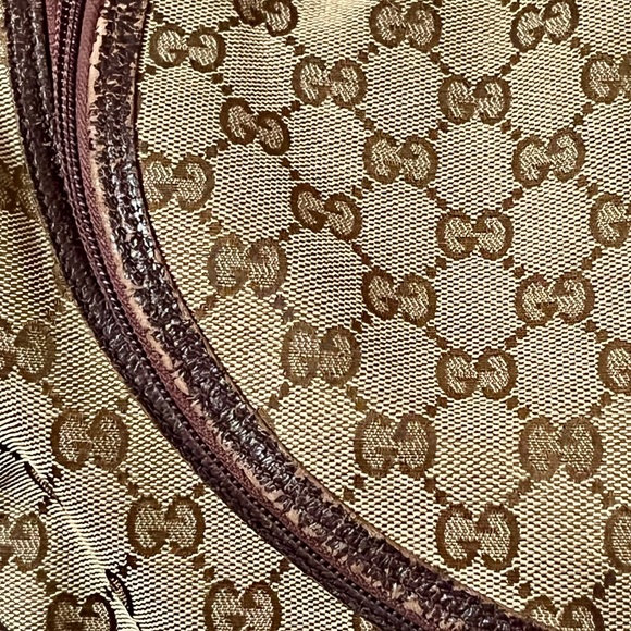 Gucci Monogram Canvas Diaper Bag - Picture 5 of 16